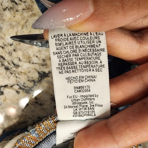 free people ankle skinny straight crop low rise y2k jeans size 25 - Picture 3 of 13